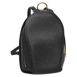 LOUIS VUITTON Epi Mabillon Backpack Black M52232 LV Auth 141335